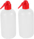 Sosoport 2Pcs Narrow Mouth Wash Bottle Portable Laboratory Wash Bottle with Scale