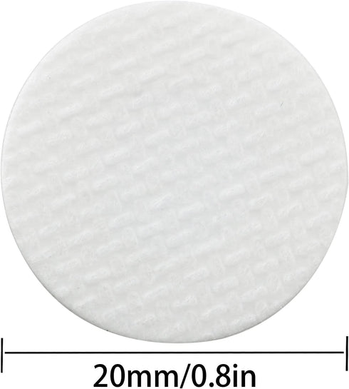YHXiXi 2 64PCS 20mm Pieces Synthetic Filter Paper Stickers Filter Disc Mushroom Filter Disc Mushroom Applied Under Wide