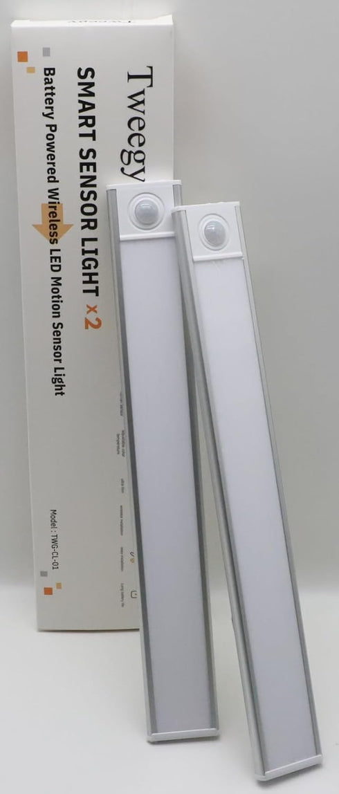 Tweegy Under Cabinet Lights, 54 LED Rechargeable Battery Operated Motion Sensor Light Indoor,