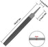 KALIM Half Round Medium Cut File, Double Cut Teeth, 6'' Length, Made of High Carbon Steel, Hand File without Handle Suitable for Wood, Metal, Sharpening, etc. by KALIM