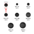 XINGYHENG 170Pcs Rubber Grommet Kit, 7 Sizes Solid Hole Plugs for Plumbing Automotive General Repair
