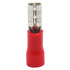 Baomain 0.11" Red Female Insulated Spade Wire Connector, 200PCS Electrical Crimp Terminal 18-22 AWG