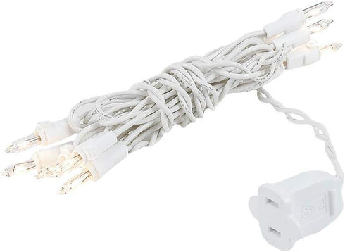 Novelty Lights 5 Feet 10 Bulbs Vintage Short Mini Light String, Clear