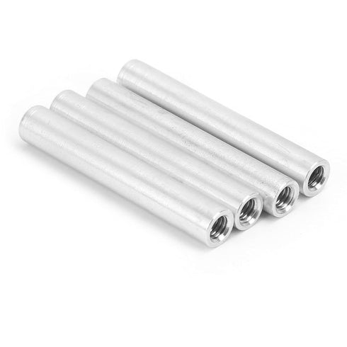 4PCS Aluminum Standoff Screw Nut Round Female Screw 38mm Threaded Pillar for Various Robotics Connection