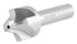 Accusize Industrial Tools HSS Corner Rounding End Mill - 1/4'' Radius, 1/2'' Shank, 1'' Diameter, 3-1/8'' OAL