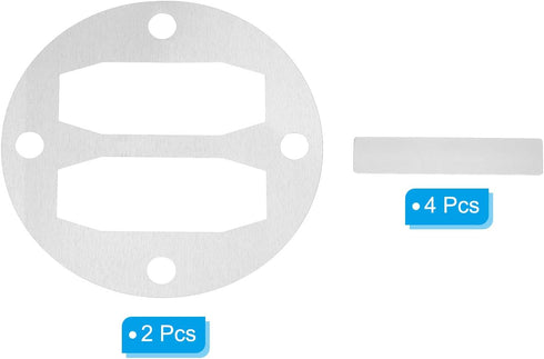 PATIKIL 47mm Head Gasket Kit and Reed Valve Replacement, 2 Sets for Central Pneumatic Air Compressor Parts