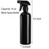 TOPZEA 12 Pack 16oz Black Plastic Spray Bottles, Durable Leak-proof Sprayers with Mist and Stream Option