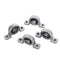 Eowpower 4 Pieces Ball Mounted Pillow Block Insert Bearings, 8 mm Bore Diameter