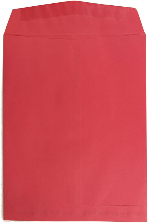JAM PAPER 10 x 13 Open End Catalog Colored Envelopes - Red Recycled - 25/Pack by JAM Paper