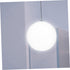 80mm Bulb Zerodeko Frosted Glass Globe Lampshade round Ball Light Cover Replacement for Ceiling Fan Pendant Wall Sconce