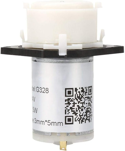 24V DC Peristaltic Liquid Pump Dosing Pump for Aquarium Lab Analytical, 10ml/min - 90ml/min (White)
