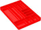 Ernst Manufacturing Home Organizer Tray, 10-Compartments, Red (5010)