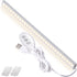 DWEPTU USB Powered Under Cabinet Lighting, 12" Tool-Free Mount Dimmable LED Strip