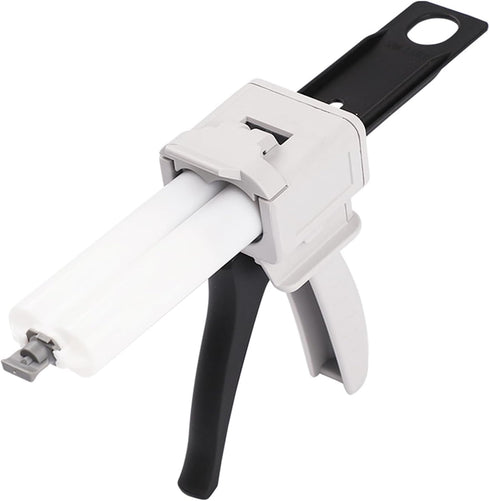 AB Glue Gun Dispensing Gun 50ml, Two-Component Epoxy Glue Gun 2:1/1:1 with 8 Mixing Nozzles, Suitable for Double