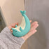 Cute Dolphin Shark Whale Phone Holder, Funny Creative Silicone Desk Stand, Lovely Office Decor (Dolphin Design)
