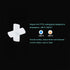 MECCANIXITY Magnetic Stirrer Mixer Stir Bar Rod 20mm(0.79") x20mm Cross Shape PTFE Coating Magnet White for Laboratory