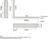 6x4 Inch (1 Heavy Duty Shelf Bracket, l Brackets, Shelf Support Corner Brace Joint Right Angle Bracket
