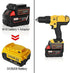 MIL18DL Adapter Milwaukee to Dewalt Battery, for Milwaukee M18 18V Lithium Battery Convert to Dewalt 20V MAX XR Lithium Battery,Power for Dewalt 20V Cordless Tools