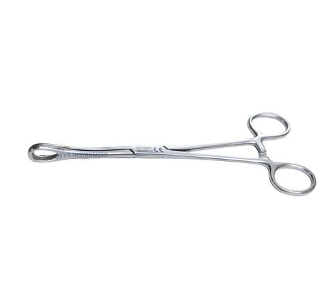 VR Instrument Supply 7" Sponge Holding Forceps Straight Serrated Surgical Instruments Veterinary Body Piercing Tools