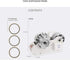 MoTEX Tape Dispenser Compatible with 3 Inch Core Tapes, 3 Rolls of Transparent Tapes with Dispenser