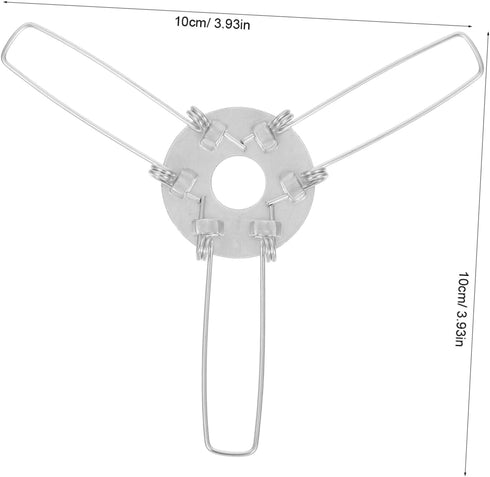 5pcs Spring Clip Adapter for Lamp Shades Firm Hold Recessed Light Fixators Compatible Ceiling Lights and Wall Sconces