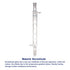 Borosilicate Glass Allihn Condenser, 24/40 Joint, 300mm Jacket Length Lab Glass