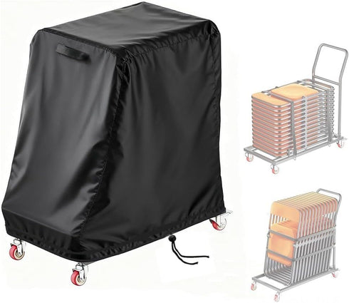 AugustknowU (420D) Oxford Cloth Waterproof Cover for L-Shaped Folding Chair Storage Rack Trolley with UV Resistance