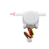 1/4" Water Flow Sensor Food-Grade Switch, Hall Effect Flowmeter Fluid Meter Counter for Hosepipe 0.5-3L/min (Pack of 2)