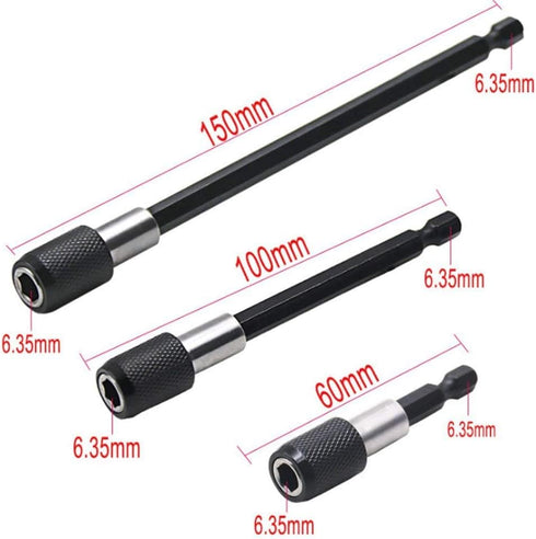 Flexible Drill Bit Extension, 105 Right Angle Drill, 3pcs Universal Socket Adapter Set, Screwdriver Bit Kit