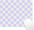 Pastel Purple Checkered Mouse Pad, Cute Boho Anti-Slip Rubber Mat for Computer & Laptop, 9.5x7.9 inch