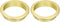 uxcell 2 Pcs Nylon Desk Grommets, 2.36 inch Cable Hole Cover for Computer Desk, Gold