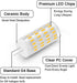 G4 LED Bulb 5W, 12V-24V 40W G4 Halogen Bulb Equivalent, Natural Daylight White 4000K, Non-Dimmable JC Type Bi-Pin Base G4 Light Bulb 10-Pack by Yosenmi