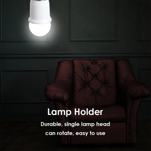 E26 Socket Extender, 2.56 inch E26 to E26 Standard Medium Base Extension Socket Adapter, 3 Pack Lamp Holder