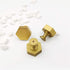 WenRan Closet 28mm (1) Pure Brass Color Scandinavian Gold Hexagonal Cabinet Shoes Wine Bedside Table Drawer Door Long