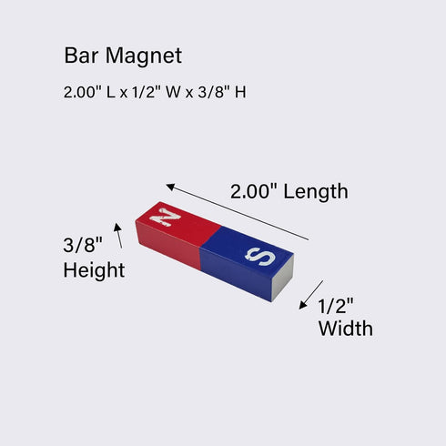 Alnico5 Set Distribution(3 Pack) Physics Science Magnet Kit for Experiment, Educational Horseshoe & Bar Magnets