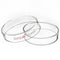 stonylab Glass Petri Dish, 75x15 mm Autoclavable Borosilicate with Clear Lid for Laboratory