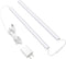 JUSJUBR Plug-in Under Cabinet Lighting, 2pcs 12 Inch Dimmable Closet Light, Cold