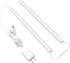 JUSJUBR Plug-in Under Cabinet Lighting, 2pcs 12 Inch Dimmable Closet Light, Cold