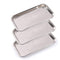 3 Pack Professional Medical Surgical Stainless Steel Dental Procedure Tray, Flat Type Lab Instrument Tools