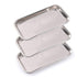 3 Pack Professional Medical Surgical Stainless Steel Dental Procedure Tray, Flat Type Lab Instrument Tools
