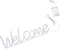 Zerodeko Welcome Neon Sign LED Light Decorative Welcome Sign Neon Lamp for