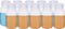 PATIKIL 12 Pcs 60ml Reagent Bottles, PP Wide Mouth Round with Screw Cap for Lab Liquid Storage