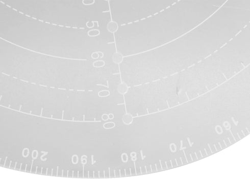 Round Center Finder with Clear Scales, Acrylic DIY Woodworking Circle Gauge (Small, 20cm Diameter)