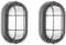 WISBEAM 2 Pack LED Bulkhead Light, Outdoor Bulkhead LED Wall Light, Dimmable,