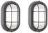WISBEAM 2 Pack LED Bulkhead Light, Outdoor Bulkhead LED Wall Light, Dimmable,