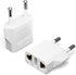 Unidapt 2-pack Europe Travel Plug Adapter, USA to European Plug Adapters, Travel from US Canada America Mexico to EU Europe Italy France Germany Spain Outlets, Type C Pin Converter, 220V Power Plugs