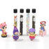 ULAB 10ml Test Tubes with Black Screw Caps, Dia.16x100mm, Pack of 20, Borosilicate Glass Material
