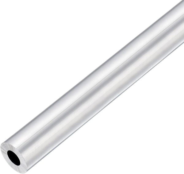 TOP-VIGOR 1Pc 6063 Aluminum Round Tube, 20mm OD, 12mm ID, 300mm Length Seamless Tubing for Industry DIY Projects