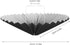2pcs 31cm 4.2cm Alipis Pleated Fabric Lamp Shades for Table and Floor Lamps, Black White Universal Replacement
