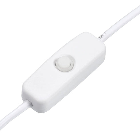 MECCANIXITY USB Cable with 501 ON/Off Switch, USB Male to Micro USB Male Power Cable for LED Desk Lamp